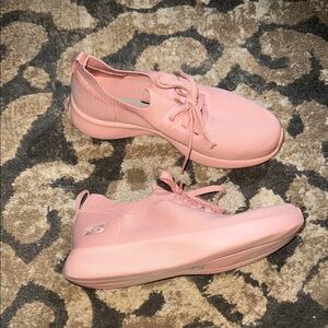 Skechers Women's Light Pink Slip-On Knit Sneakers